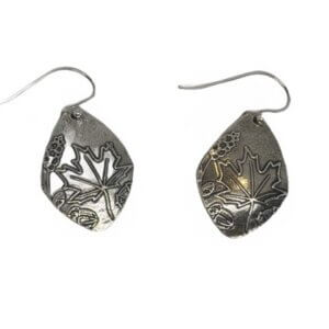 Maple Leaf, Acorn Earrings