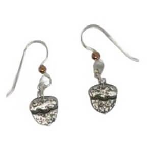 Acorn, Copper Bead Earrings