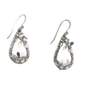 Leaf Teardrop Earrings