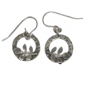 Circular Leaf Earrings