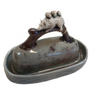 Opossum Butter Dish