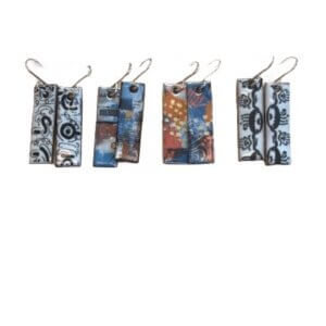 Enamel Earrings
