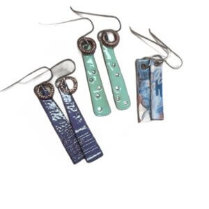 Enamel Earrings