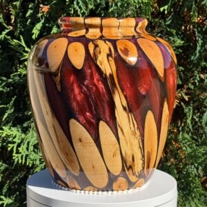 Birch Branch Copper Vase