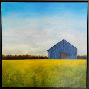 Weathered Blue Barn