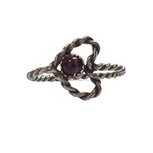 Pink Tourmaline Sterling Ring