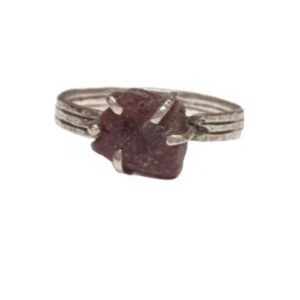 Raw Ruby Ring