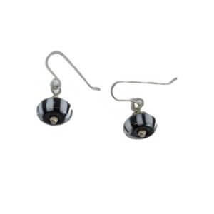 Black and White Earrings
