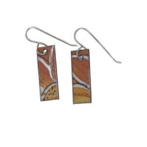 Enamel Earrings