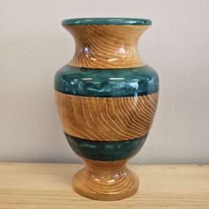 Jungle Green Acacia Vase