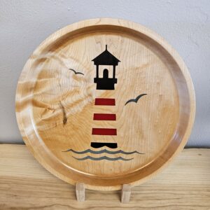 Lighthouse Maple Platter