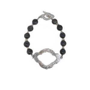 Denim Lapis Bracelet