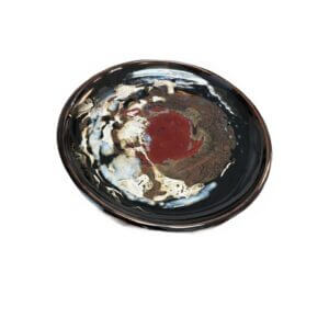 Red Center Platter