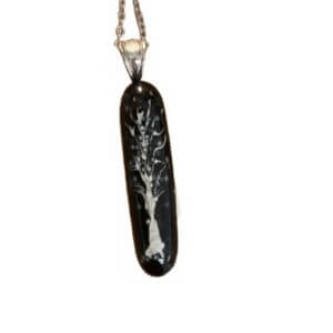 Tree White Pendant