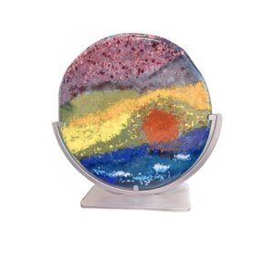 Summer Sunset With Silver Stand