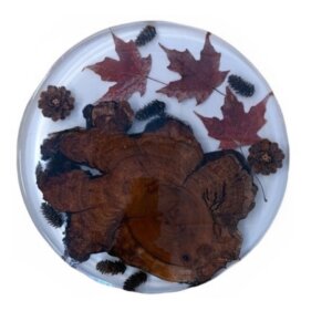 Lazy Susan, MED- Maple Leaves