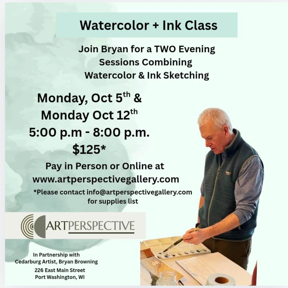 Watercolor & Ink Class 100526