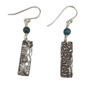 Fine Silver & Apatite Beads